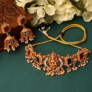 Fancy Choker Traditional Temple Necklace